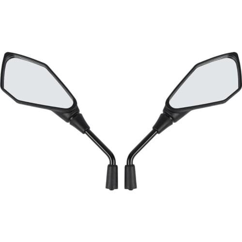 Motorcycle Black Left and Right Rearview Mirrors For Kawasaki Z1000 2011-2013 Z 1000 2012 ABS Plastic