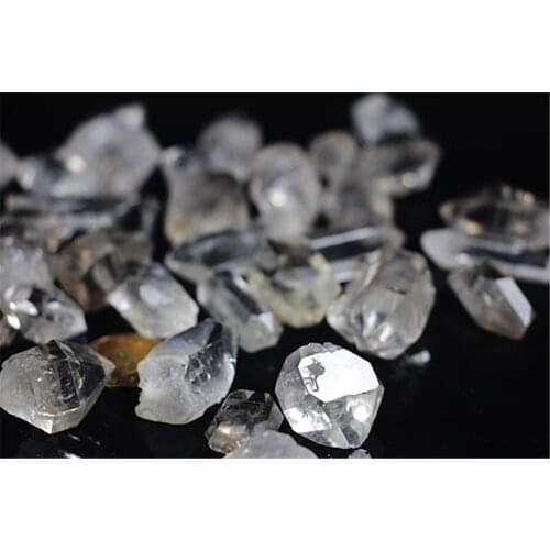 Natural White Crystal Stones and Minerals Herkimer Diamond Clear Quartz Crystal Herkimer Diamond Rough Gem Healing