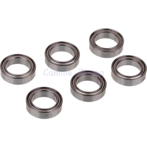 6pcs Bearing Ball Bearing 10x15x4mm 02138 For 1/10 Scale For HSP Atomic Himoto Nitro RC Cars