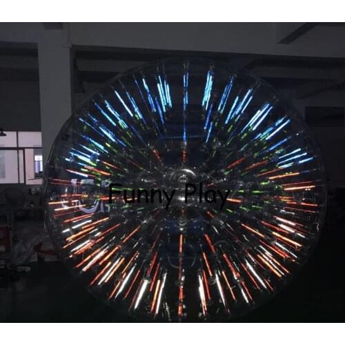 Inflatable Light Zorbing Ball Inflatable Glow Shinning Zorb Balles inflatable body zorb water ball