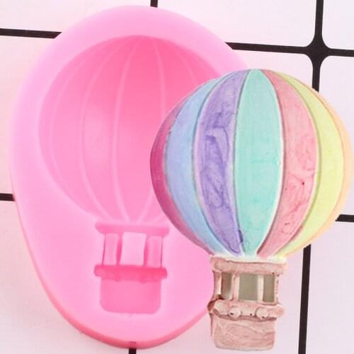 Hot Air Balloon Biscuits Silicone Mold Fondant Mould Cake Decorating Tools Chocolate Gumpaste Moulds Candy Resin Molds