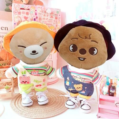 Skzoo Clothes Stray Kids Plush Toys Plushies Canvas Shoes Kawaii Skz&stay Stuffed Animal Plushies Cowboy Shoes Casual