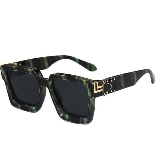 Design Fashion Luxury Square Sunglasses For Women Men Classic Retro Punk Driving Travel Sun Glasses Shades Eyewear De Sol