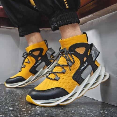 Luminous Reflection 47 Plus Size High-top Sneakers Novelties 2021 Trend High Quality Designer Summer Comfort Light Running Shoe