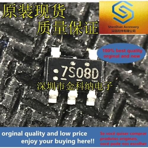 10pcs only orginal new NC7S08M5X screen printing 7S08 patch SOT23-5 CMOS inverter chip IC best item