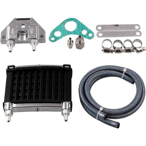 Universal Motorcycle Engine Oil Cooler Cooling Radiator For 50cc 70cc 90cc 110cc 125cc Dirt Pit Bike ATV Motorcycle Accessories