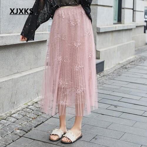 Женские вечерние юбки XJXKS China At AliExpress