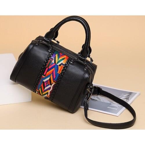 Ladies Messenger Tote Genuine Leather Women Bags Luxury Womens Handbags Brand Womens First Layer Cowhide Shoulder Bag Designer