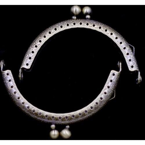 Gold/Bronze/Silver Tone 8.5cm Arch Metal Purse Bag Frames Kiss Clasps Buckle Women Clutch Handle DIY Luggage Hardware Lock Parts