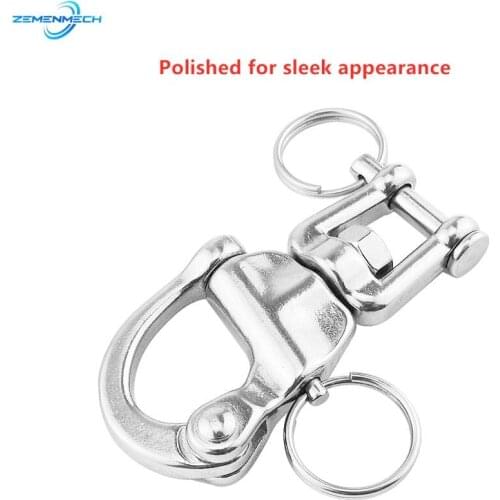 316 Stainless Steel Swivel Shackle Quick Release Boat Anchor Chain Eye Shackle Swivel Snap Hook Marine Serre Boat Accessories
