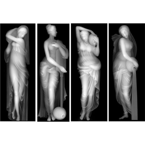 3d model relief for cnc router BMP format file bath lady 2.86MB