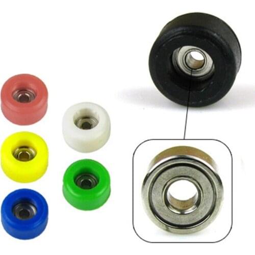 4 Pcs/Set Professional Urethane Bearing Wheels for Wooden Fingerboard
