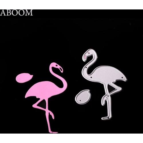 ABOOM 1PC Crane Customized Carbon Steel Die Cutting Dies Scrapbooking Embossing Dies Cut Stencils DIY Decorative Cut Die Mold