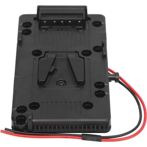 D-Tap Battery Plate Adapter V Mount V-Lock Battery Plate Adapter for Sony DSLR Video Camera with D-Tap Cable good heat resistanc