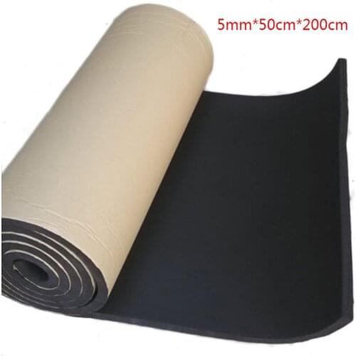 Car Sound Deadener Foam Rubber Mat Bonnet Insulation Auto Flame Retardancy Vibration Isolation Hood Engine Sticker