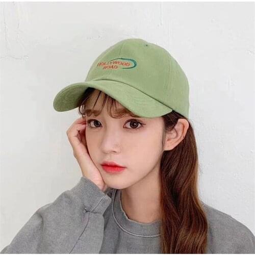 Baseball Caps Women Bright Colors Bone Snapback Hats Hip Hop 6 Panels Cap Teenagers Designer Letters Embroidery Baseball Dad Hat