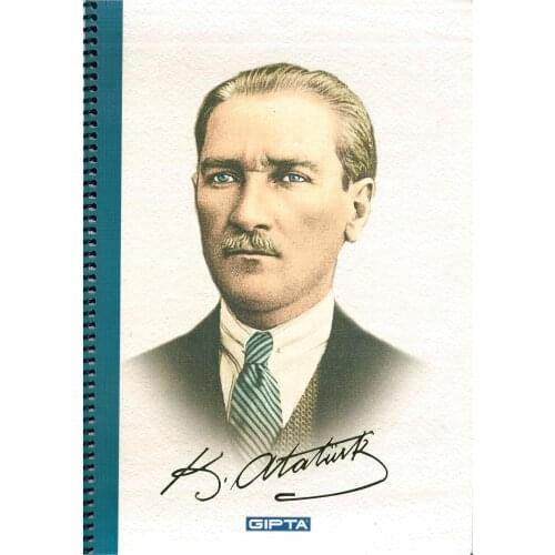 Gıpta 100 Sheets Ruled Notebook (Kemal Atatürk)