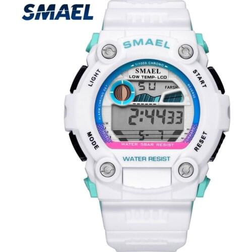 SMAEL Mens Sport Watch Watches 50m Waterproof Digital Wristwatches for Male Led Outdoor Men Casual digital Watches Brand Luxury