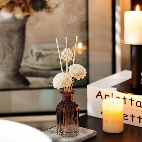 Fire-free Aromatherapy Essential Oil Dried Flower Rattan Bedroom Style Aromatherapy Perfume Deodorant Aromatherapy Bottle