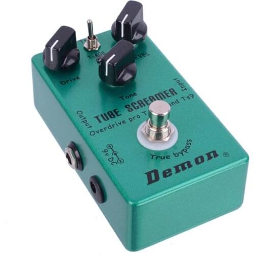 Guitar Effect DemonFX MOSKY Tube Screamer Pedal Distortion Analog Path LED Indicator Musical Spare Guitar Parts Accessories