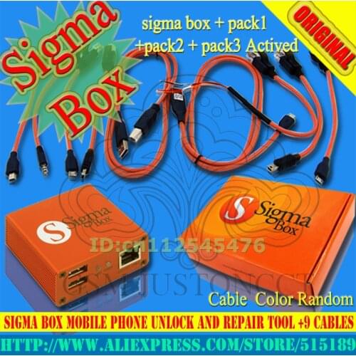 Gsmjustoncct 2020 The Newest 100% Original Sigma box +Pack1+Pack2+Pack3 new update for huawei