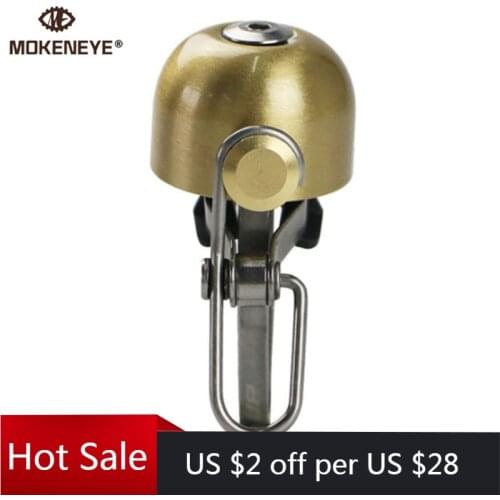 Classical Bicycle Bell Clear Loud Sound Ring Horn Road Bike Cycling Handlebar Copper Warning Alarm Bell Safety Bike Accessories