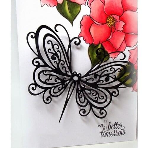 Butterfly Metal Cutting Dies stencil Scrapbooking album New stamp and dies 2021 Die Cut Craft dies mold Stencil Troqueles