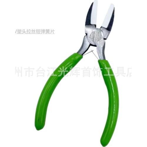 Nylon Jaw Craft Plier for Jewelry Making Tool with Flat Nylon Nose