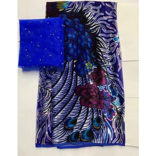 Nigerian lace fabrics velvet lace fabric high quality tissu dentelle french net lace with beads sewing materials 5+2yard