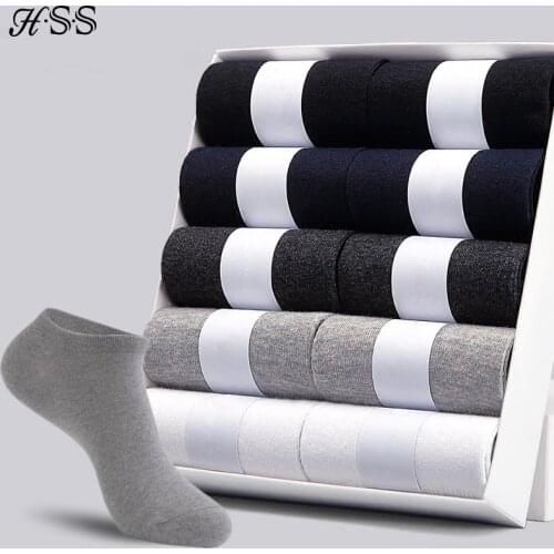 HSS Brand 12Pairs/lot Men Cotton Socks Summer Thin Breathable Socks High Quality No Show Boat Socks Short Men Meias Sokken