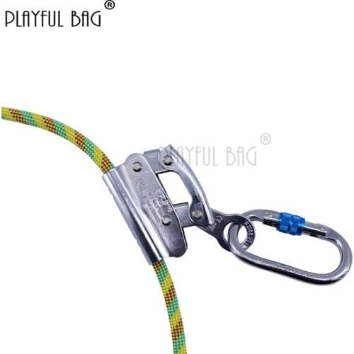 PB Playful bag Climbing Self-locking device High-altitude work Self-locking Equipment Safety rope self lock device ZL64