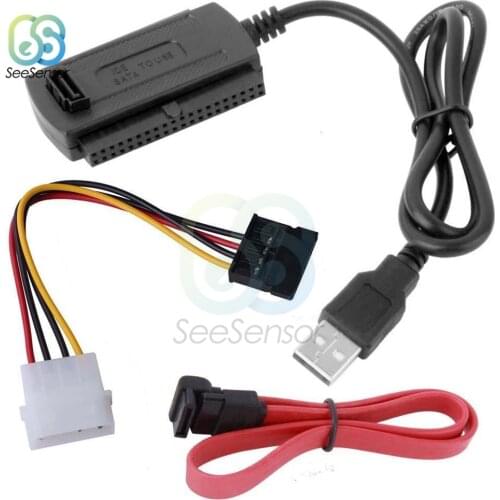 SATA PATA IDE Drive to USB 2.0 Adapter Converter Cable for 2.5 / 3.5 Inch Hard Drive