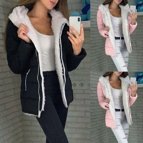 Ladies Warm Coat Jacket Outwear Fur Lined Trench Winter Hooded Parka Overcoat New