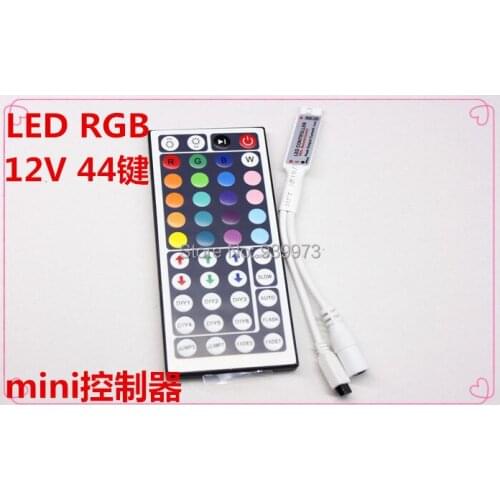 1pcs DC12V 44Key Mini IR Remote Controller For Flexible Tape SMD3528 5050 RGB LED Strip Lights
