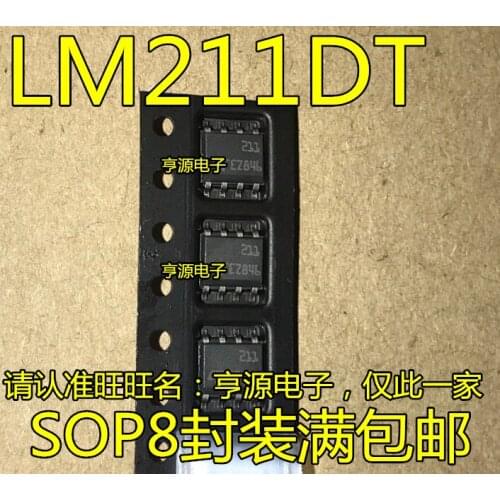 10PCS LM211D LM211DR LM211 LM211DT SOP-8