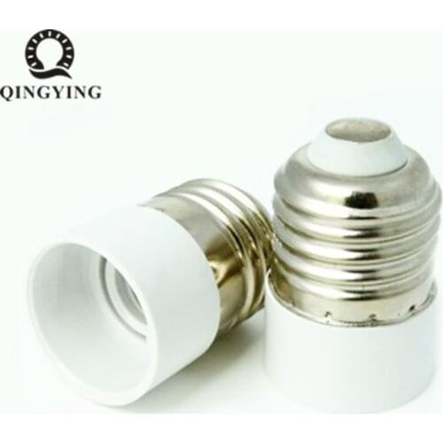 10pcs/lot E27-E14 Lamp Holder Converter Screw Socket E27 to E14 Lamps Holder Adapter Light Bulb Plug Extender Free Shipping