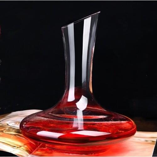1500ML Large Decanter Red Wine Brandy Champagne Glasses Decanter Bottle Jug Pourer Handmade Crystal Home Bar Kitchen Supplies