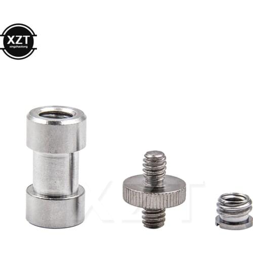 2 in 1 1/4 to 3/8 inch Tripod Screw to Flash Mount Holder Camera Adapter Light Umbrella Screw Adaptor HOT sale