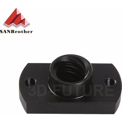 3D Printer Z Axis Trapezoid Motor Screw Nuts T8 Nut POM Nut Lead 8mm Pitch 2mm For CR10 CR-10S Ender-3 Lead Screw