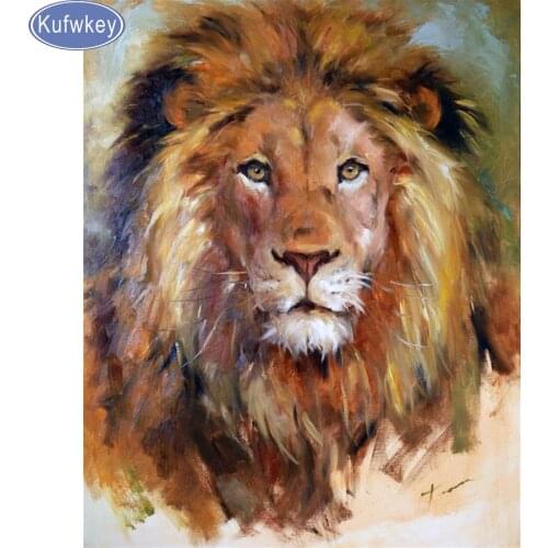 3d nature scenery mazayka bead embroidery full drill Diamond painting lion animals 5d Cross Stitch Rhinestone mosaic image gift