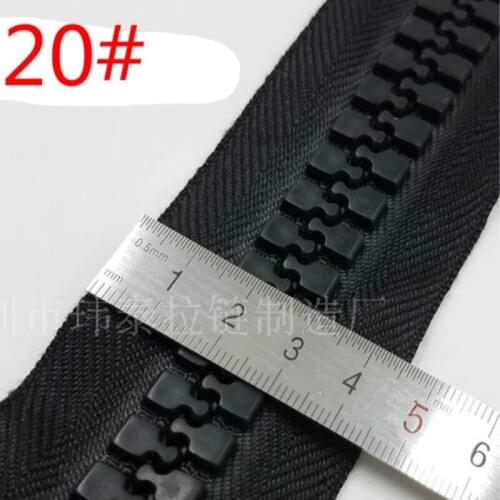 6m/lot Most Free Shipping Oversize Continuous Plastic Resin Zipper for Engineering Tent Outdoor Bag Wholesale