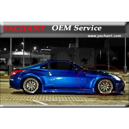 Car-Styling Accessories Fiber Glass FRP Bodykit Front Fender Flares Fit For 2002-2008 350Z Z33 DL Style Front Blister Fender