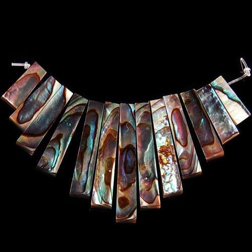 Free Shipping Fashion Jewelry New Zealand Abalone Shell Pendant Set 1Set C0758