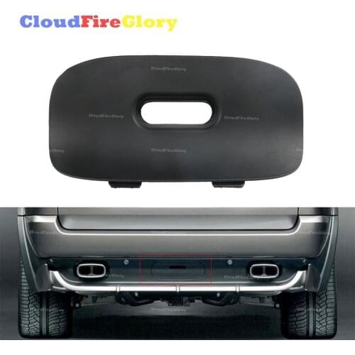 CloudFireGlory For BMW E53 X5 2000-2006 Rear Tail Bumper Tow Bar Cover Trim Flap Trailer Hitch Mount With Hole 51128402327
