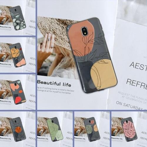 Back Cover For Samsung Galaxy J2 J5 J7 Prime J4 J6 J8 Plus 2018 J3 J5 J7 2015 2016 2017 Silicone Soft Art Flower Phone Case