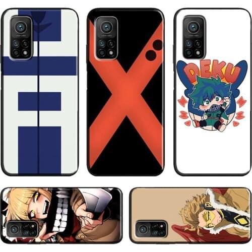 My Hero Academia For POCO X3 Pro F2 F3 M3 Pro Phone Case For Xiaomi Mi 11 Lite Ultra A3 9T 10T Pro Cover