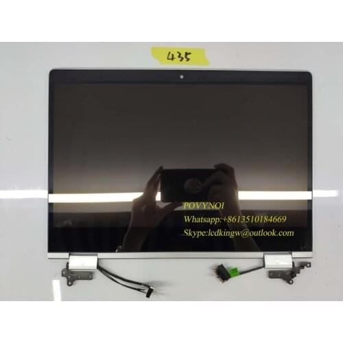 For HP ProBook X360 435G7 series LCD led touch screen whole hinge up FHD1920X1080 M03428-001