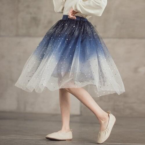 DZIECKO Blue Skirts For Girls