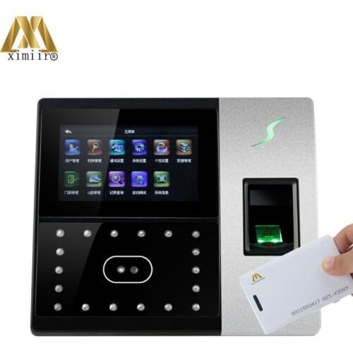 Hot Sale 4.3inch TFT Touch Screen Iface702 Face Recognize Time Attendance Fingerprint Access Control With ID IC Card Reader