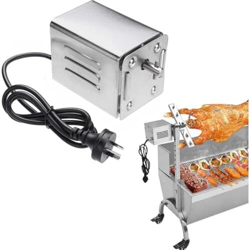 Stainless Steel Pig Lamb Goat Chicken Charcoal BBQ Grill Roaster Spit Rotisserie Electric Motor electric barbecue accessories
